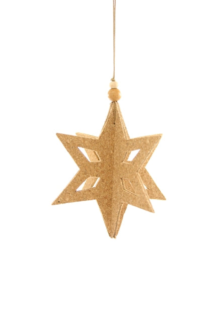 Cork Star Ornament